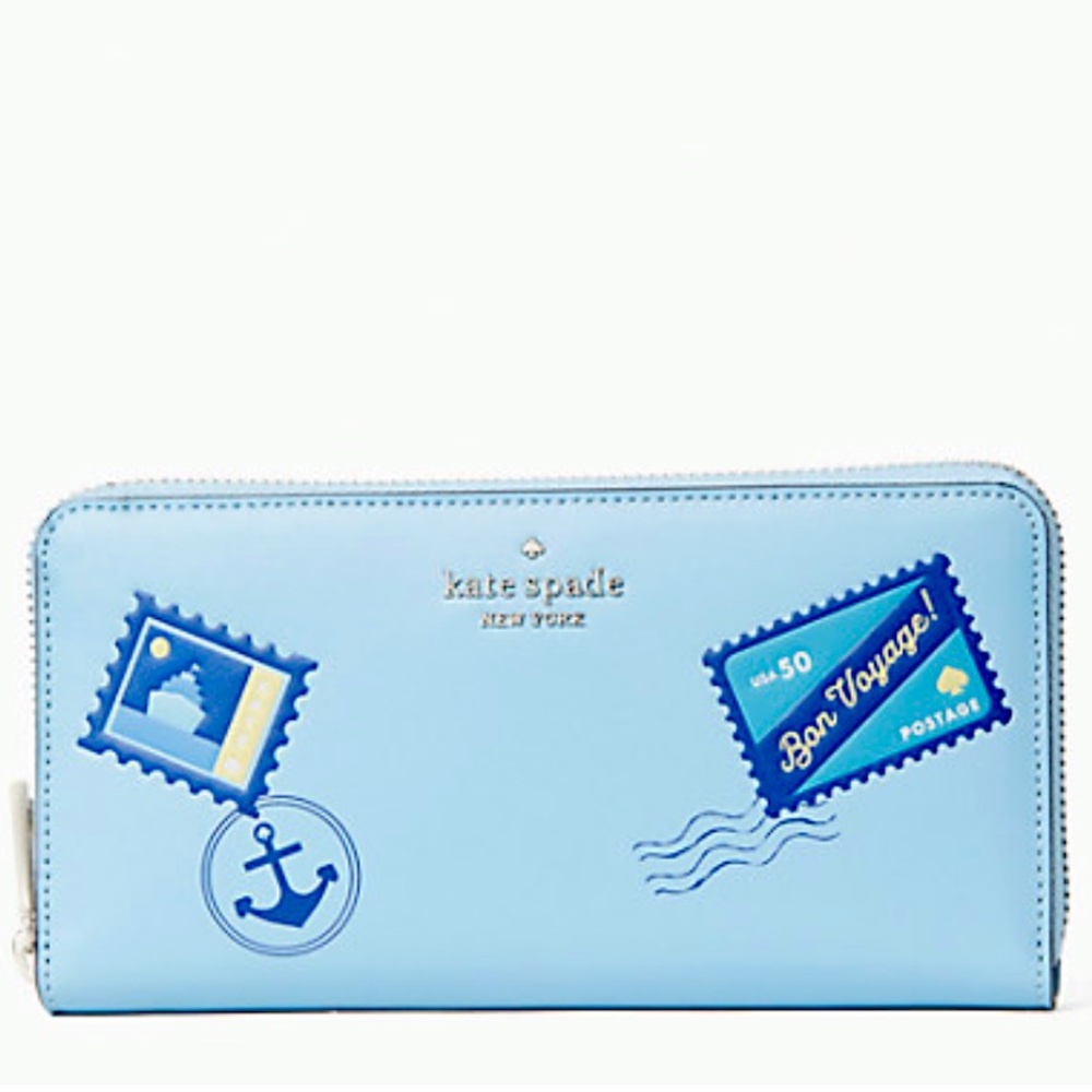 Kate Spade Graphic Off The Grid Large Continental Wallet.